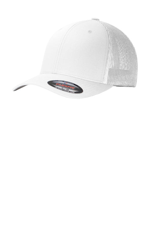 Port Authority Flexfit Mesh Back Cap C812 White/ White