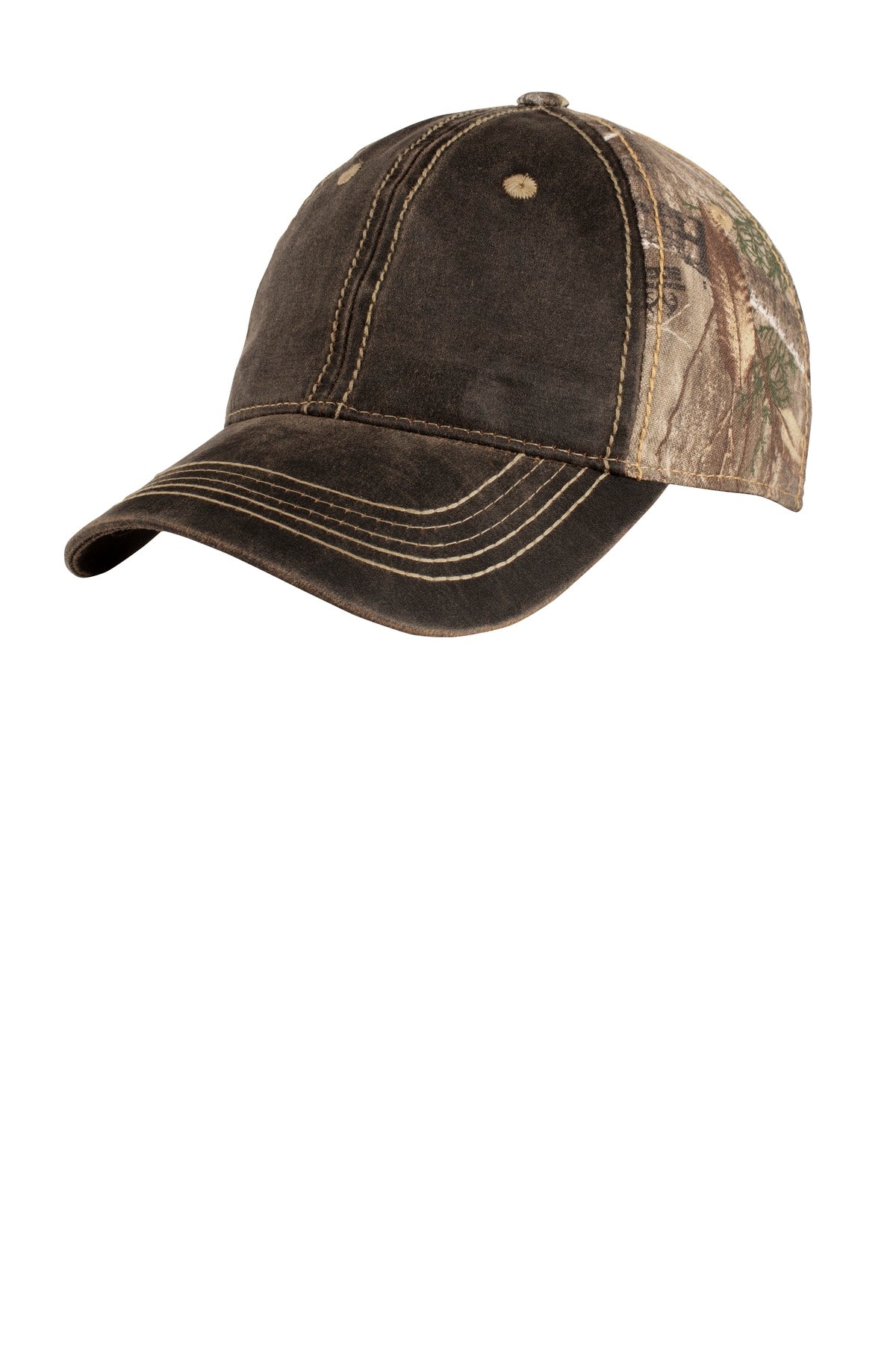 Port Authority Pigment Print Camouflage Cap C819 Realtree Edge