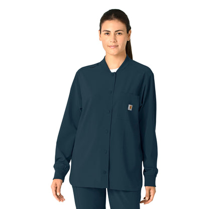 Force Cross-Flex C82210 Shirt Jacket Navy Model Image Front | Carhartt