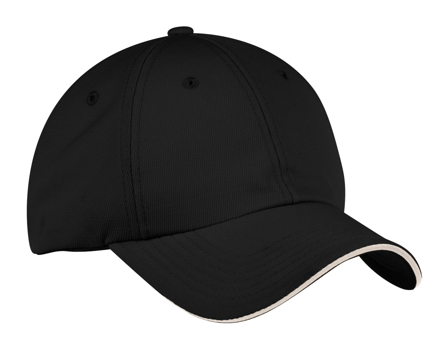 Port Authority Dry Zone Cap C838 Black/ Stone