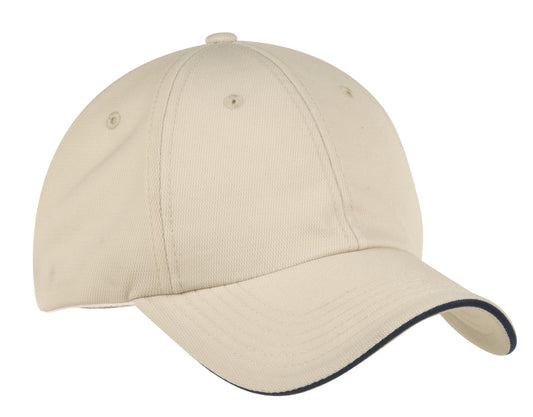 Port Authority Dry Zone Cap C838 Stone/ Classic Navy