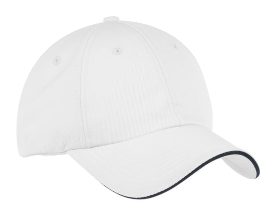 Port Authority Dry Zone Cap C838 White/ Classic Navy