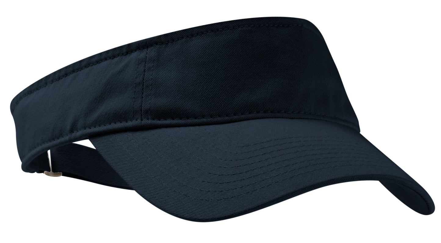 Port Authority Enzyme Wash Fashion Visor C840 Classic Navy
