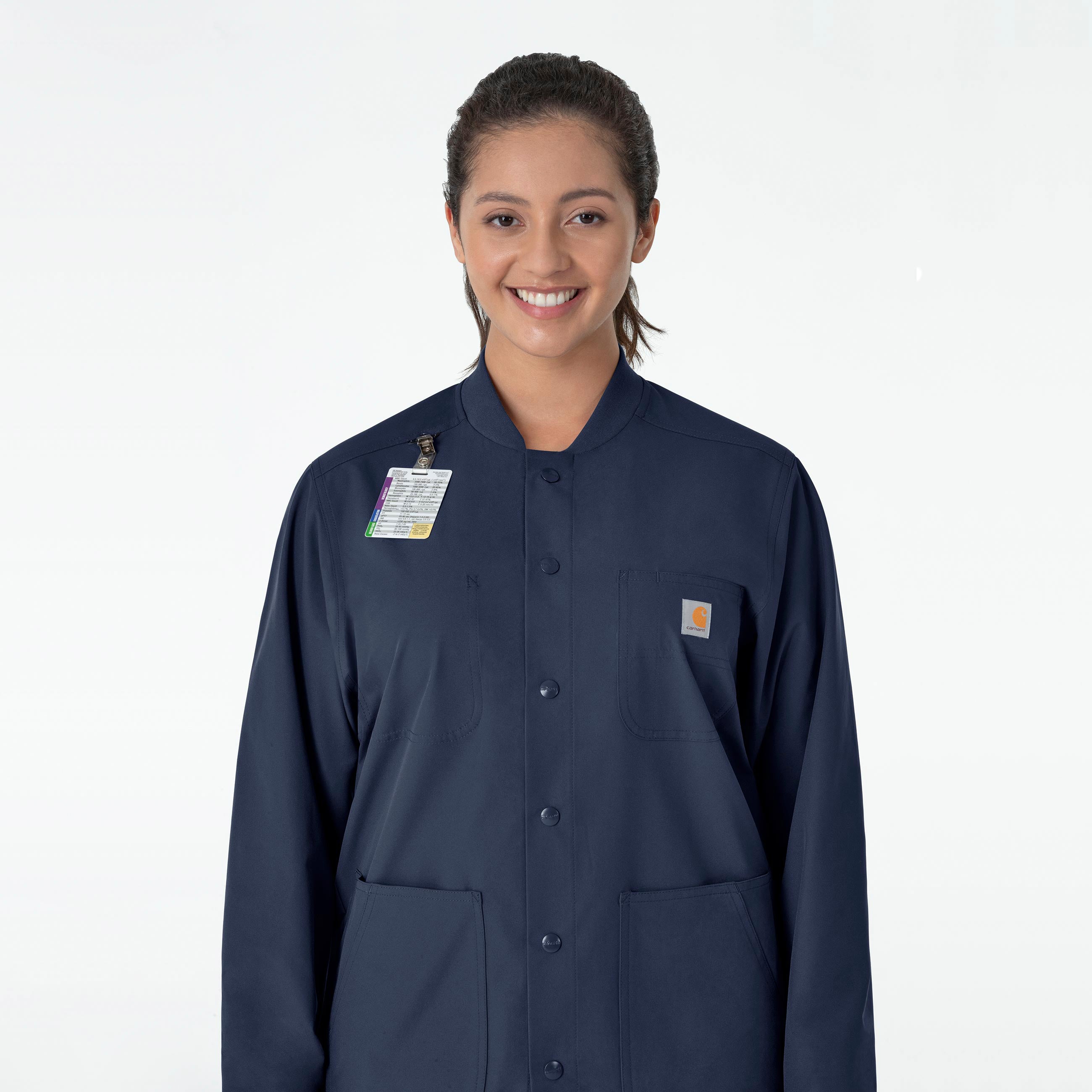 Carhartt Force Essentials C85013 Unisex Chore Coat Navy – Med Threads