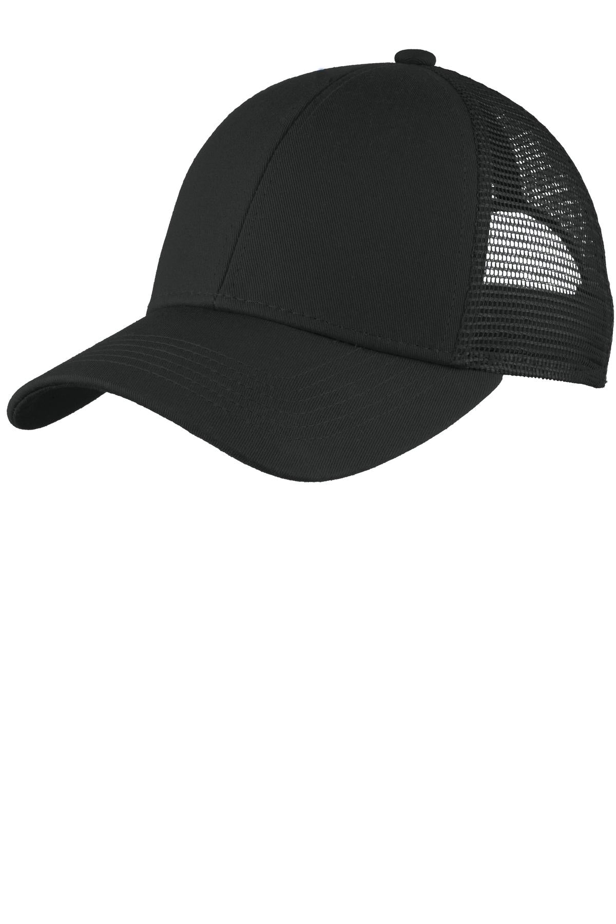 Port Authority Adjustable Mesh Back Cap C911 Black