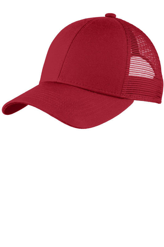 Port Authority Adjustable Mesh Back Cap C911 Chili Red