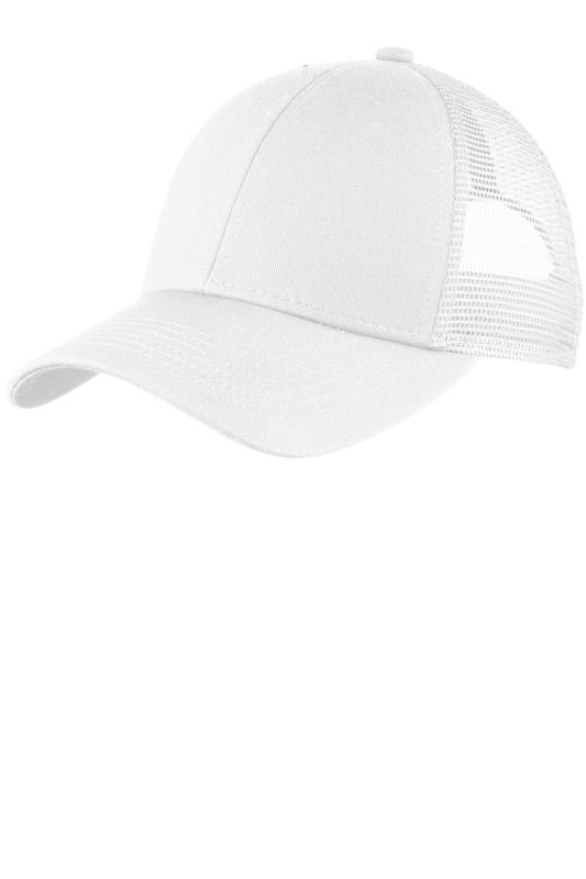 Port Authority Adjustable Mesh Back Cap C911 White
