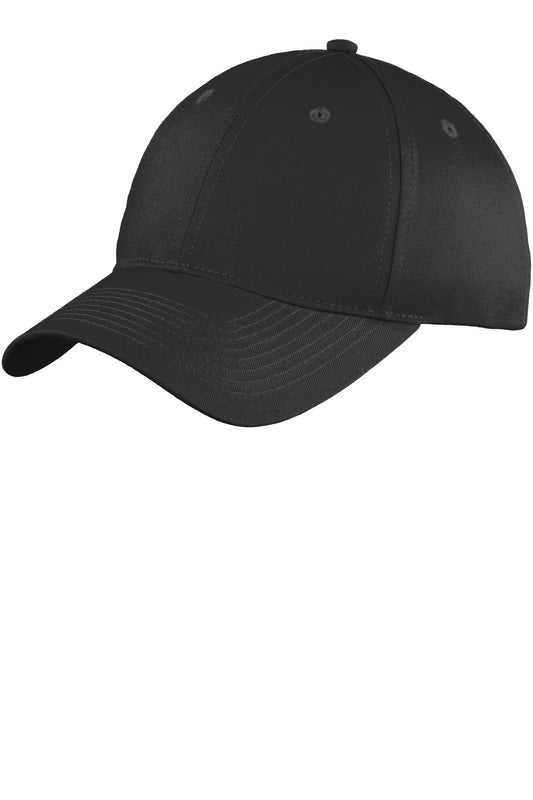 Port Authority Youth Six-Panel Unstructured Twill Cap YC914 Black