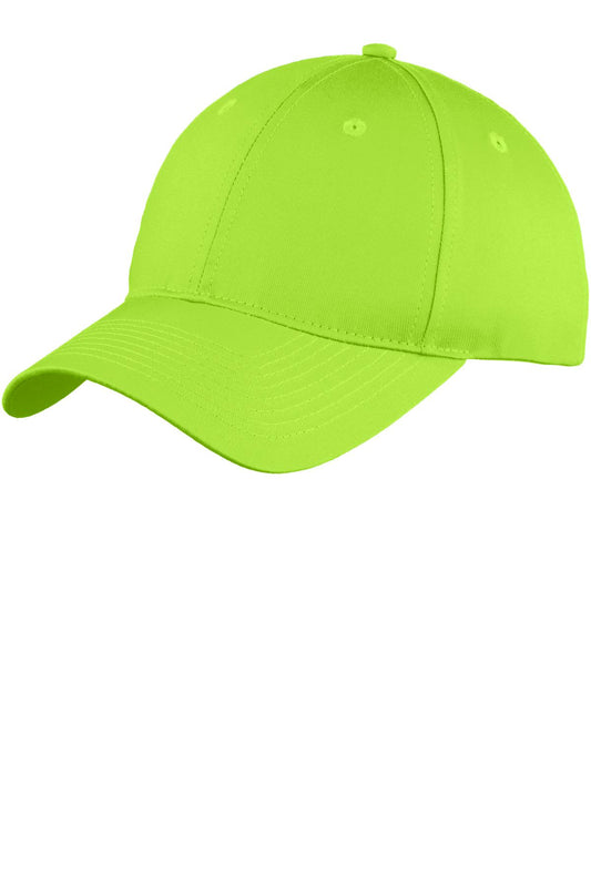 Port Authority Six-Panel Unstructured Twill Cap C914 Lime