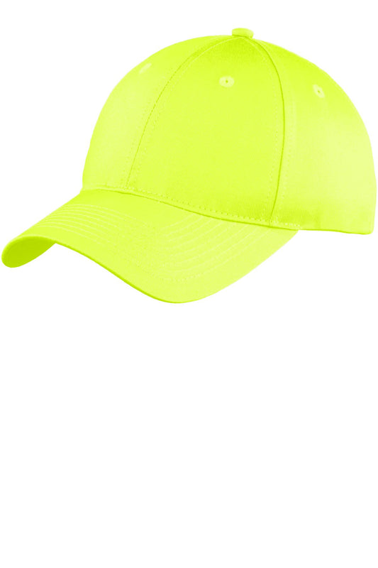 Port Authority Six-Panel Unstructured Twill Cap C914 Neon Yellow