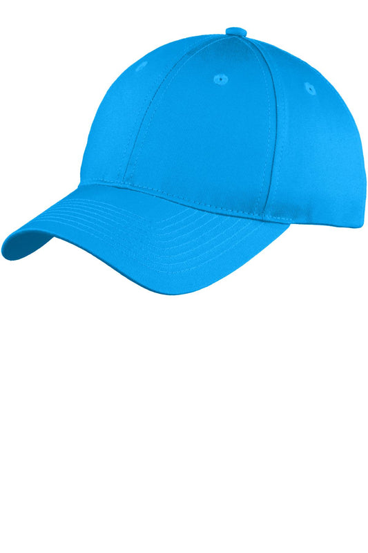 Port Authority Youth Six-Panel Unstructured Twill Cap YC914 Sapphire