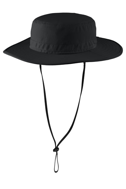 Port Authority Outdoor Wide-Brim Hat C920 Black