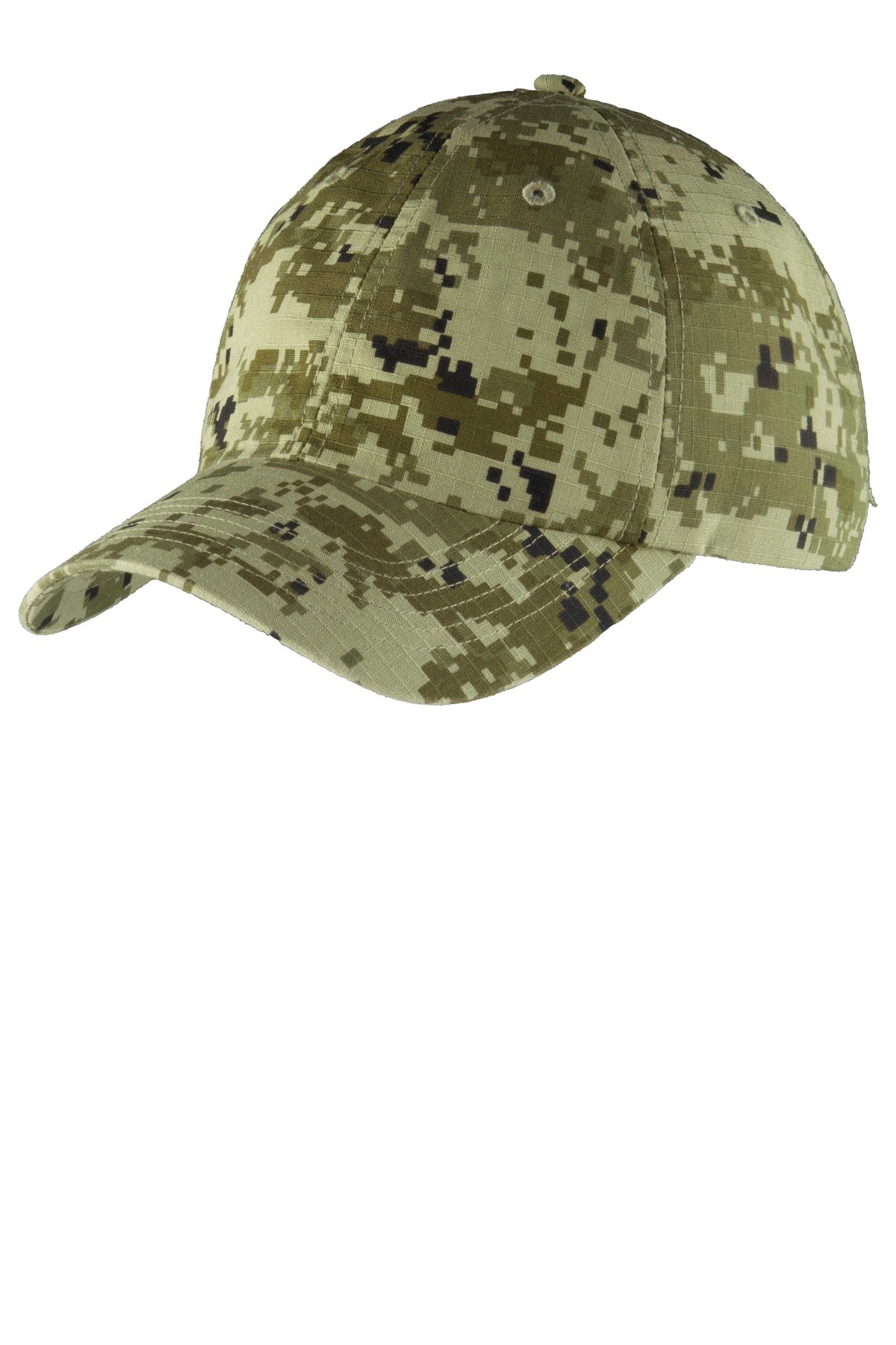 Port Authority Digital Ripstop Camouflage Cap C925 Green Camo