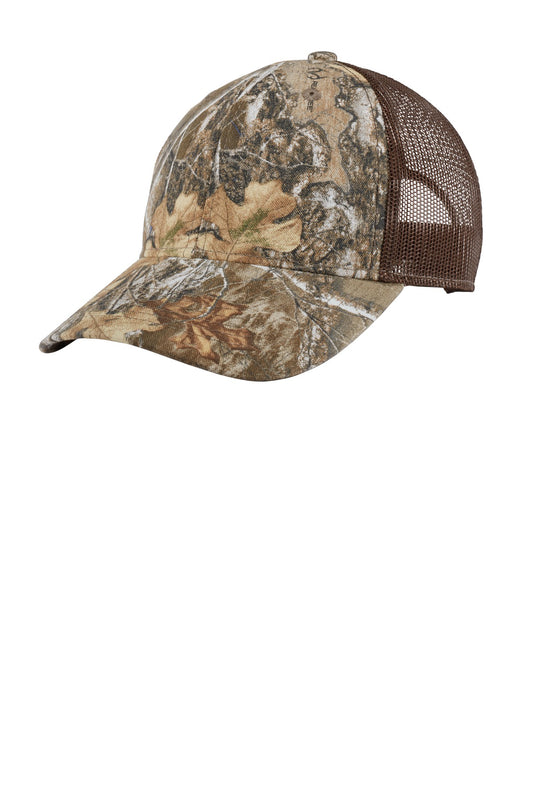 Port Authority Structured Camouflage Mesh Back Cap C930 Realtree Edge