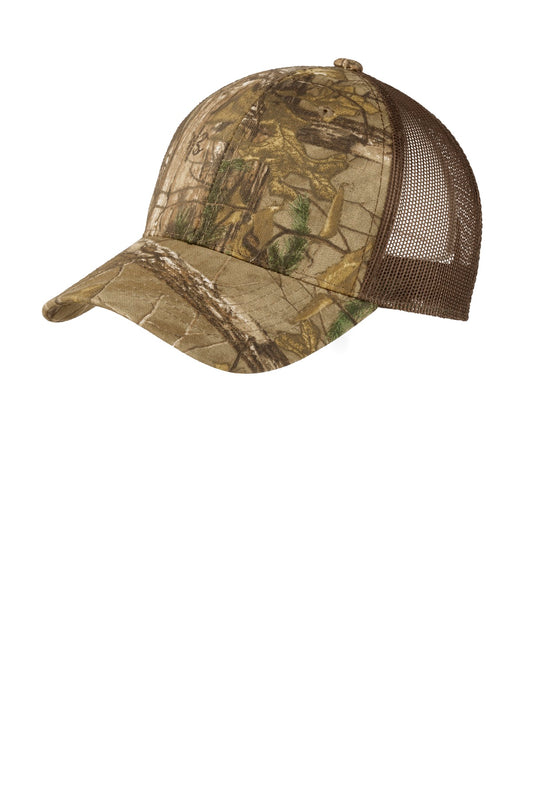 Port Authority Structured Camouflage Mesh Back Cap C930 Realtree Xtra/ Brown