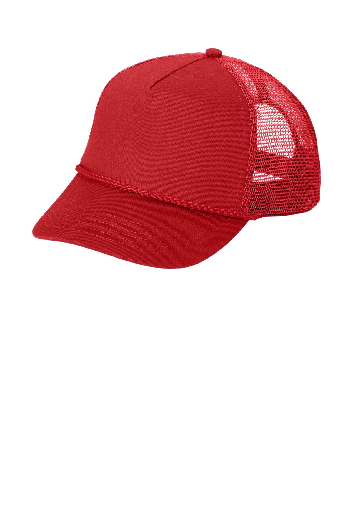 Port Authority 5-Panel Snapback Cap C932 Red