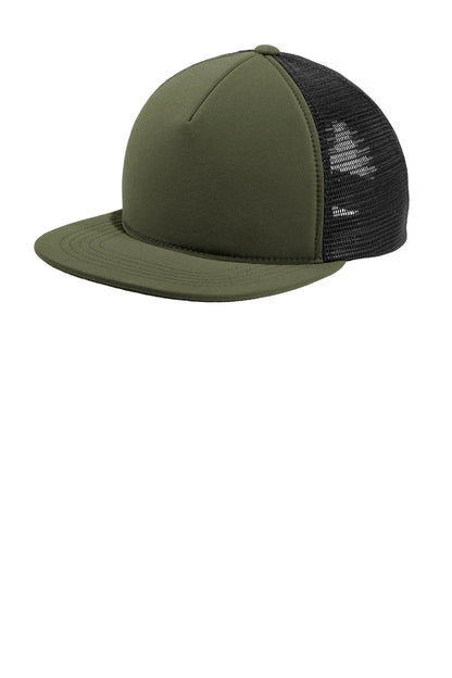 Port Authority Flexfit 110 Foam Outdoor Cap C937 Army Green/ Black