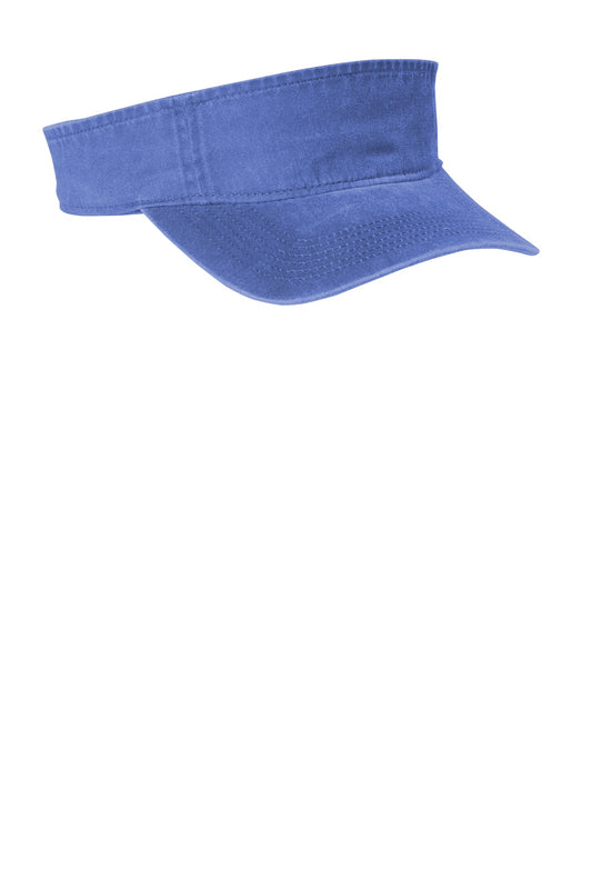 Port Authority Beach Wash Visor C944 Blue Moon