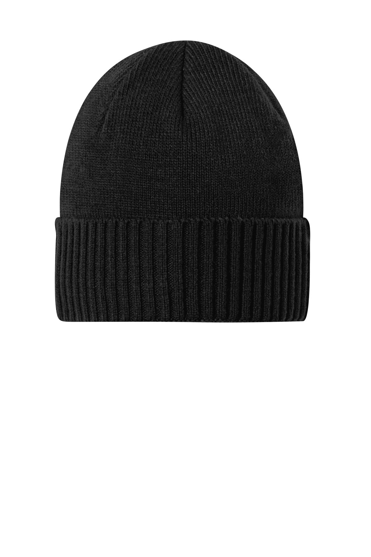 Port Authority Rib Knit Cuff Beanie C951 Deep Black