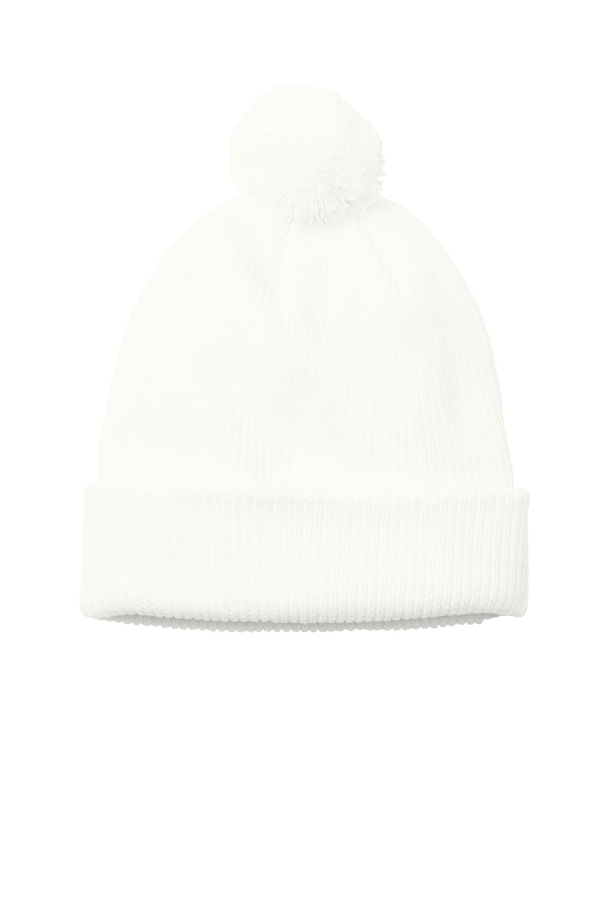 Port Authority Cozy Pom Beanie C978 Marshmallow