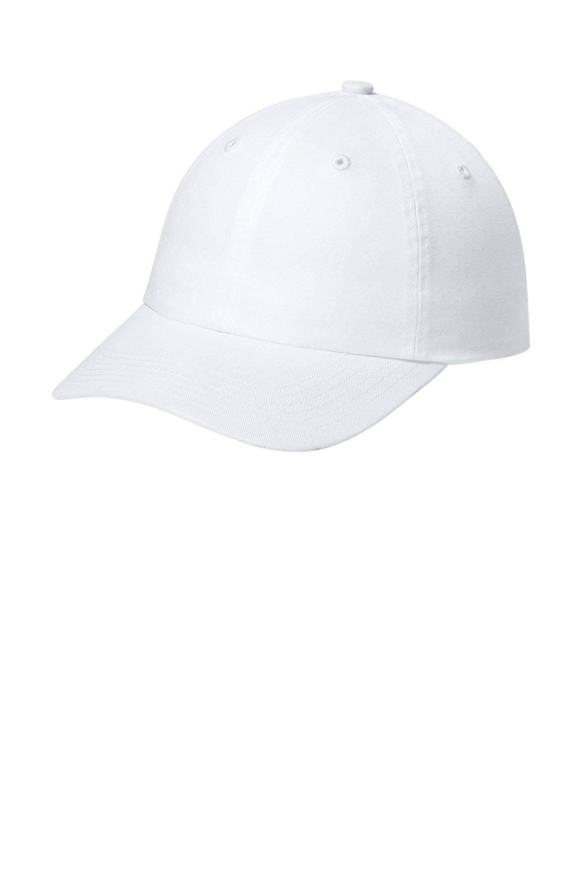 Port Authority Wearever Unstructured Twill Snapback Cap C992 White