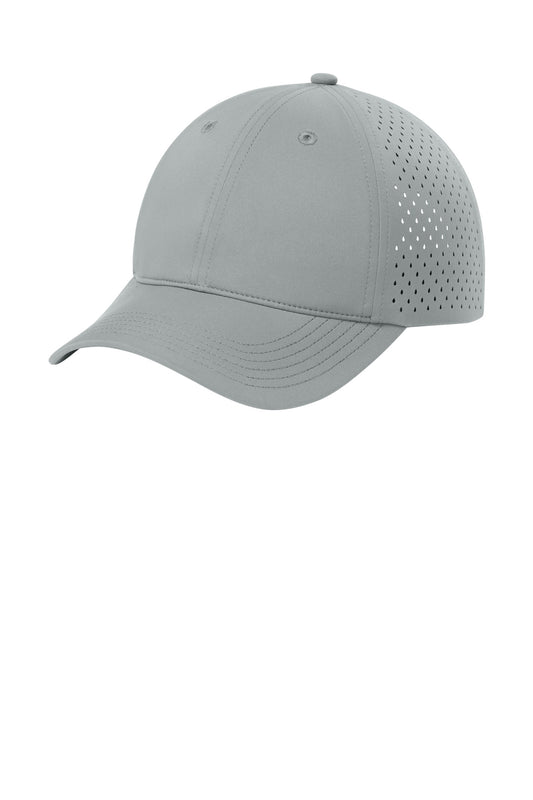 Port Authority All-Day Performance UPF Perforated Cap C995 Silver