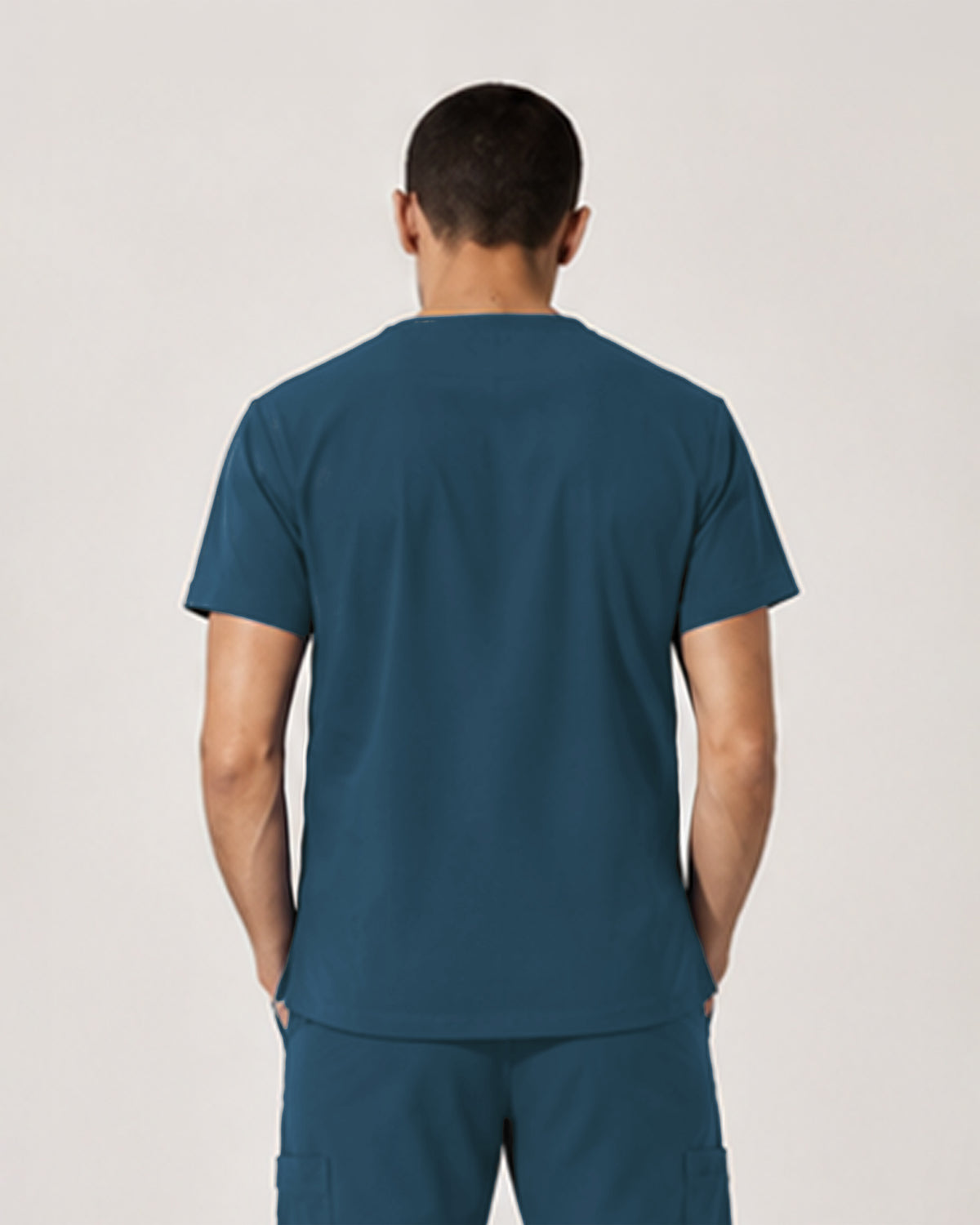 Foundry Men's 1505 Cobalt Men'S 1 Pocket V-Neck Top Caribbean