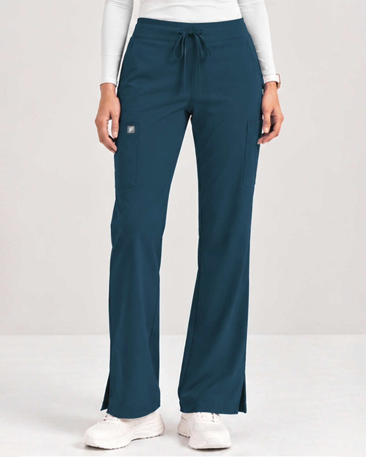 Foundry Women's 2005 Jasmine 5 Pocket Mini Flare Cargo Pant Caribbean