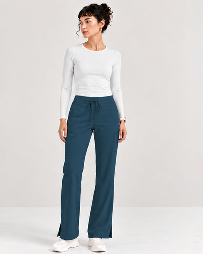 Foundry Women's 2005 Jasmine 5 Pocket Mini Flare Cargo Pant Caribbean