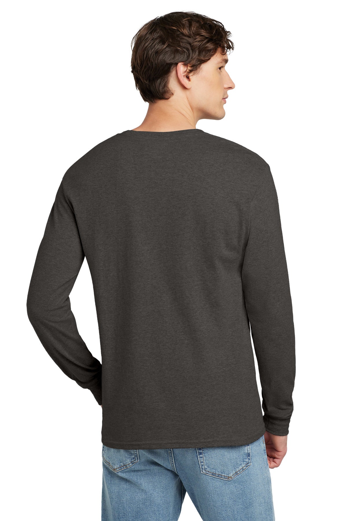 Champion Heritage 52-Oz Jersey Long Sleeve Tee CC8C Charcoal Heather