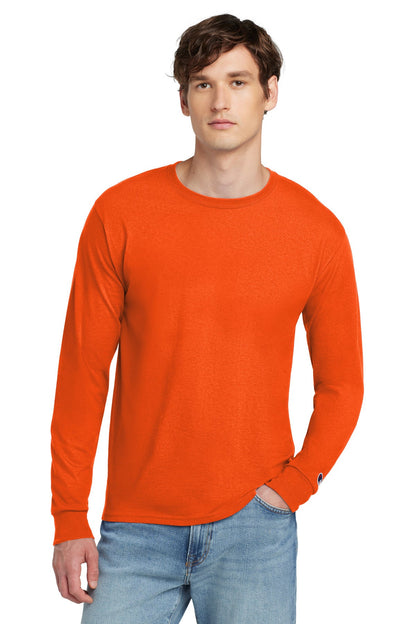 Champion Jersey Long Sleeve Tee CC8C Orange