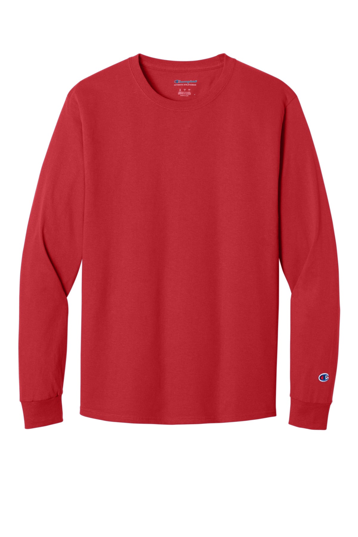 Champion Heritage 52-Oz Jersey Long Sleeve Tee CC8C Red