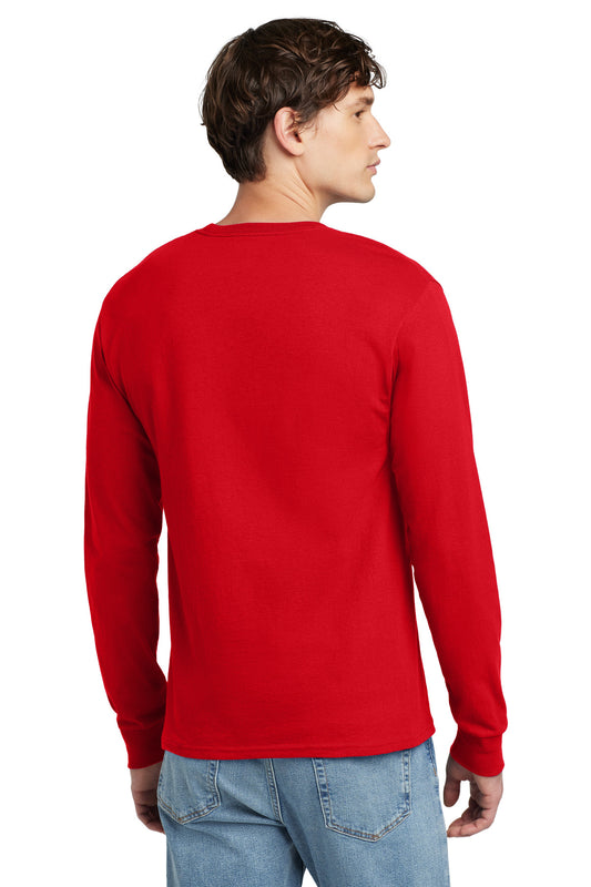 Champion Heritage 52-Oz Jersey Long Sleeve Tee CC8C Red