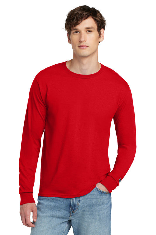 Champion Heritage 52-Oz Jersey Long Sleeve Tee CC8C Red