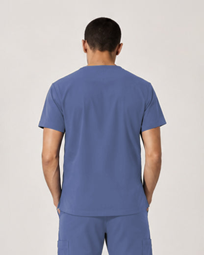 Foundry Men's 1505 Cobalt Men'S 1 Pocket V-Neck Top Ceil Blue