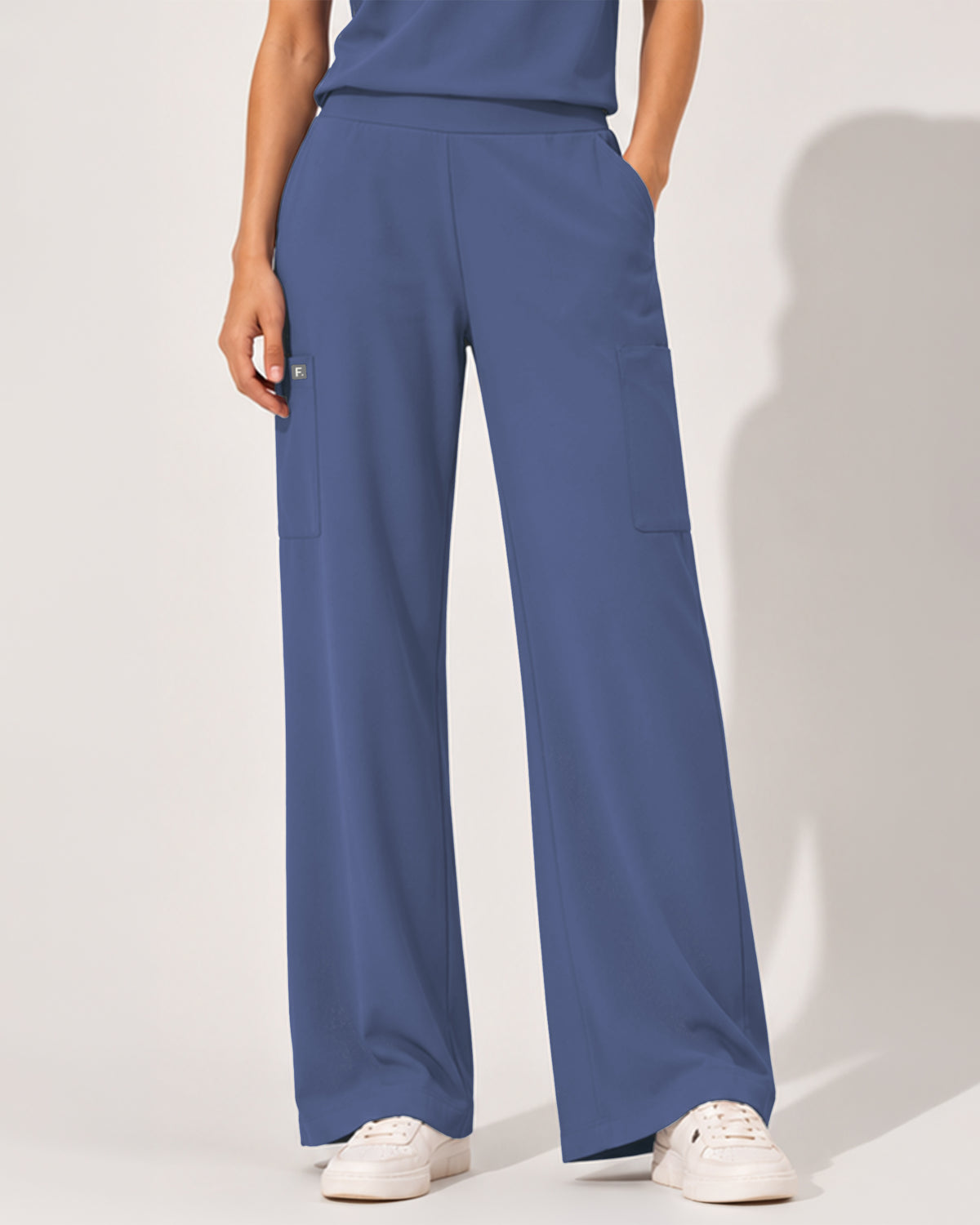 Foundry Women's 2205 Sierra 5 Pocket Wide Leg Pant Ceil Blue