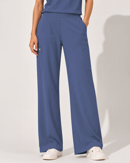 Foundry Women's 2205 Sierra 5 Pocket Wide Leg Pant Ceil Blue