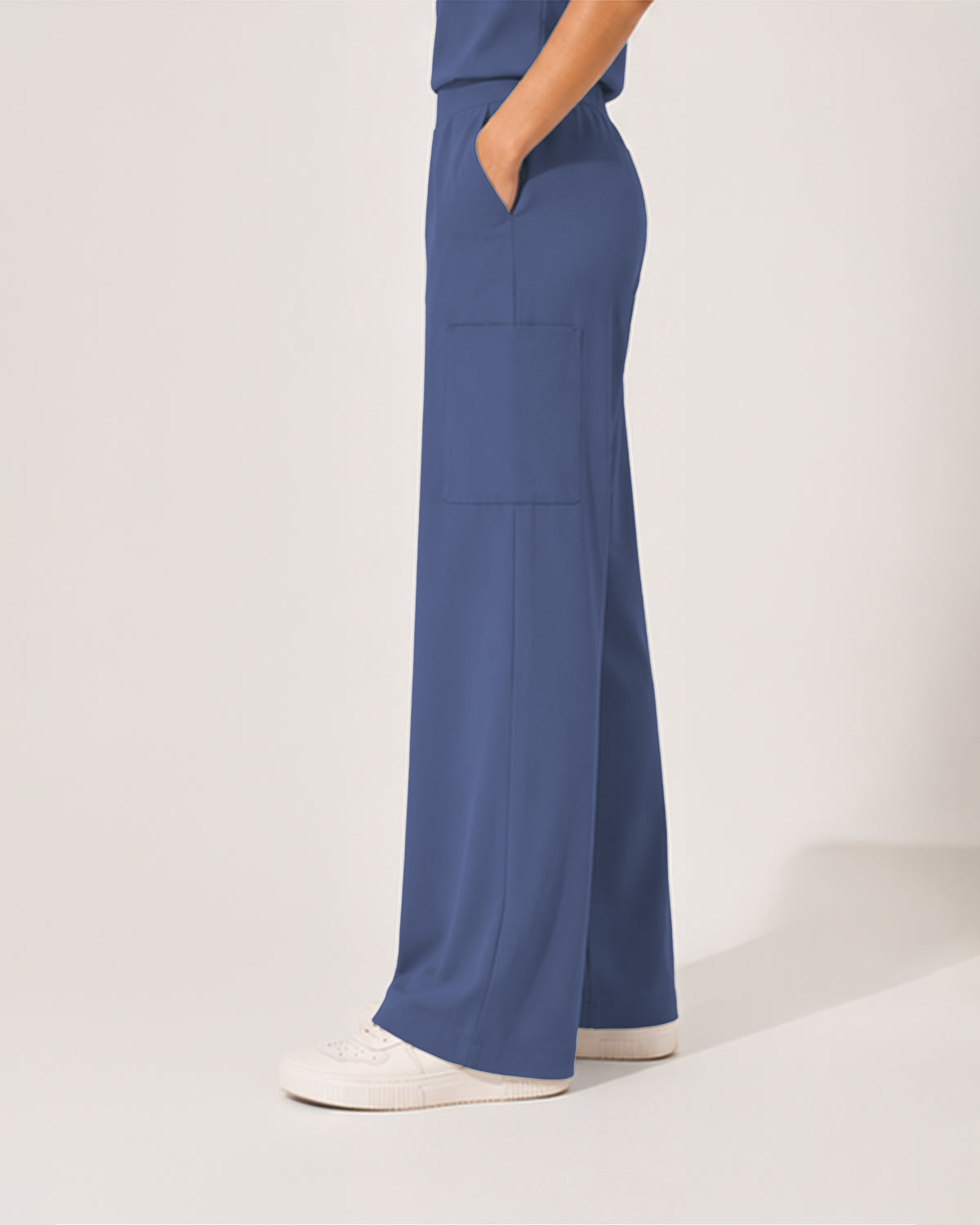 Foundry Women's 2205 Sierra 5 Pocket Wide Leg Pant Ceil Blue