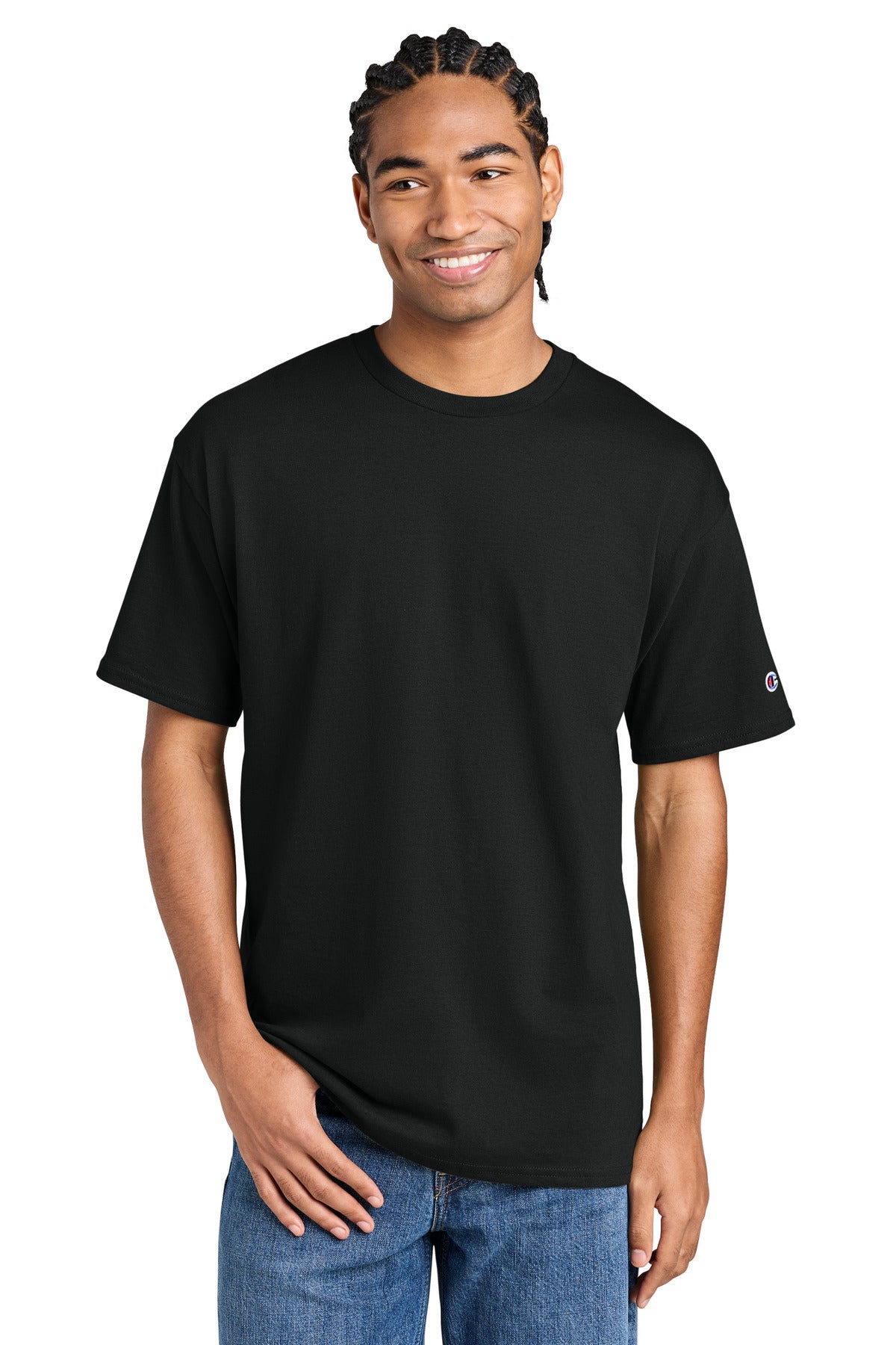 Champion Jersey Short Sleeve Tee CH1000 Black