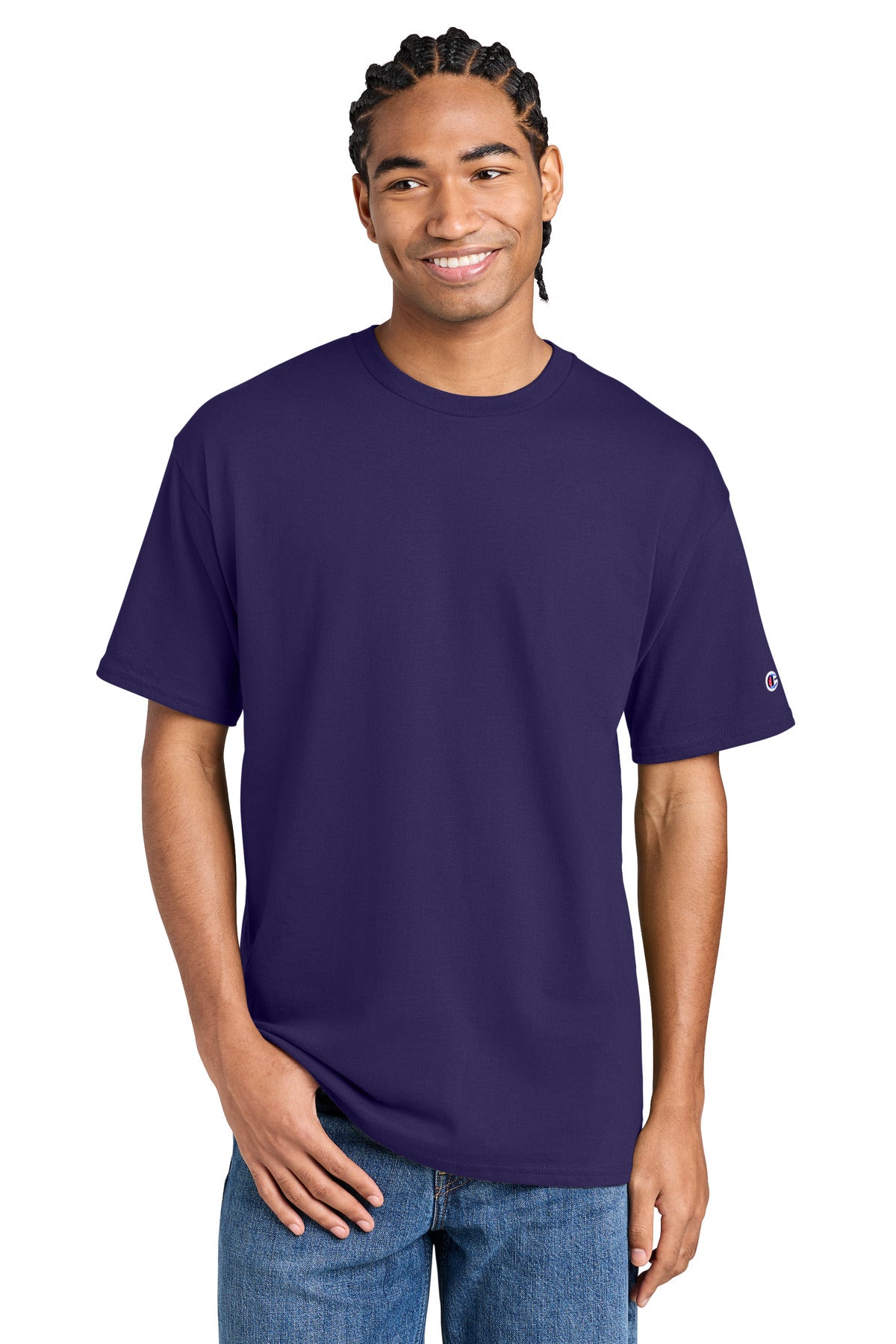 Champion Jersey Short Sleeve Tee CH1000 Champion Purple