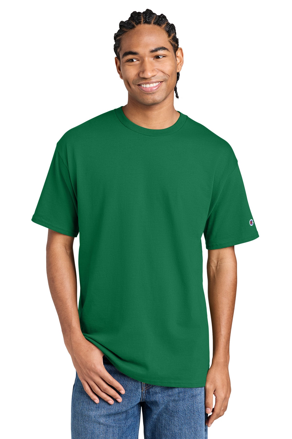 Champion Jersey Short Sleeve Tee CH1000 Kelly Green