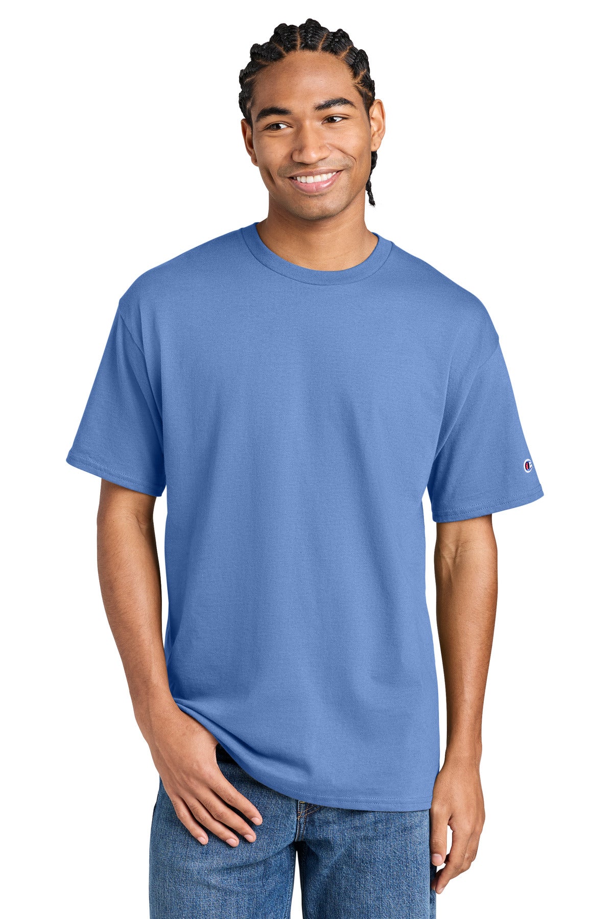 Champion Jersey Short Sleeve Tee CH1000 Light Blue