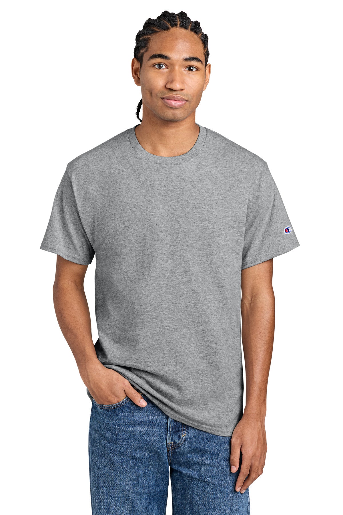 Champion Jersey Short Sleeve Tee CH1000 Light Steel