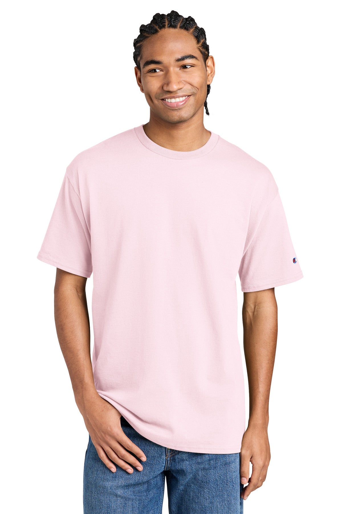 Champion Jersey Short Sleeve Tee CH1000 Lilac Pink