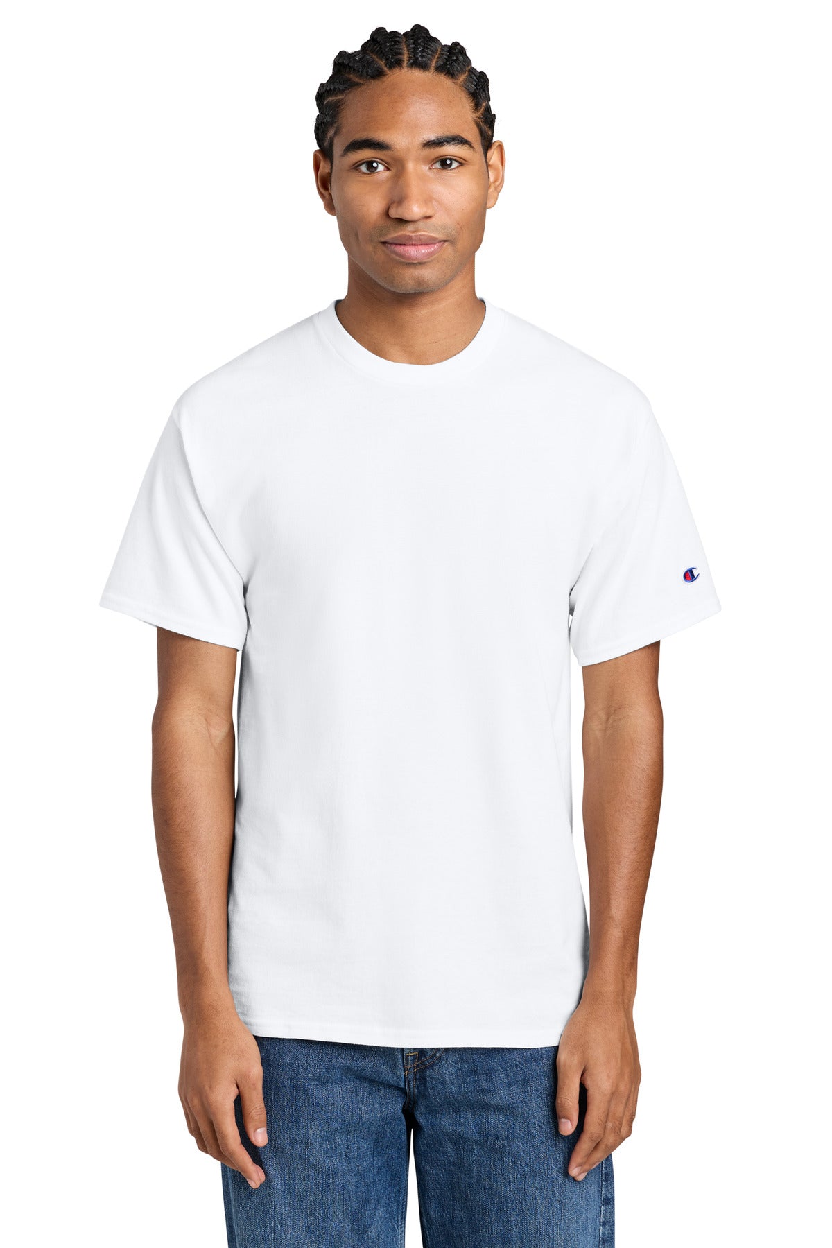 Champion Jersey Short Sleeve Tee CH1000 White