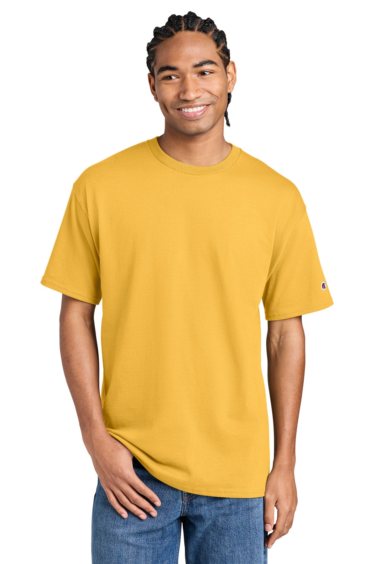 Champion Jersey Short Sleeve Tee CH1000 Yellow Cab