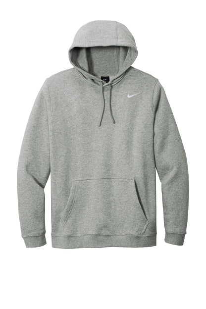 Nike Club Fleece Pullover Hoodie CJ1611 Dark Grey Heather