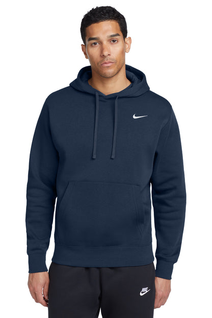 Nike Club Fleece Pullover Hoodie CJ1611 Navy