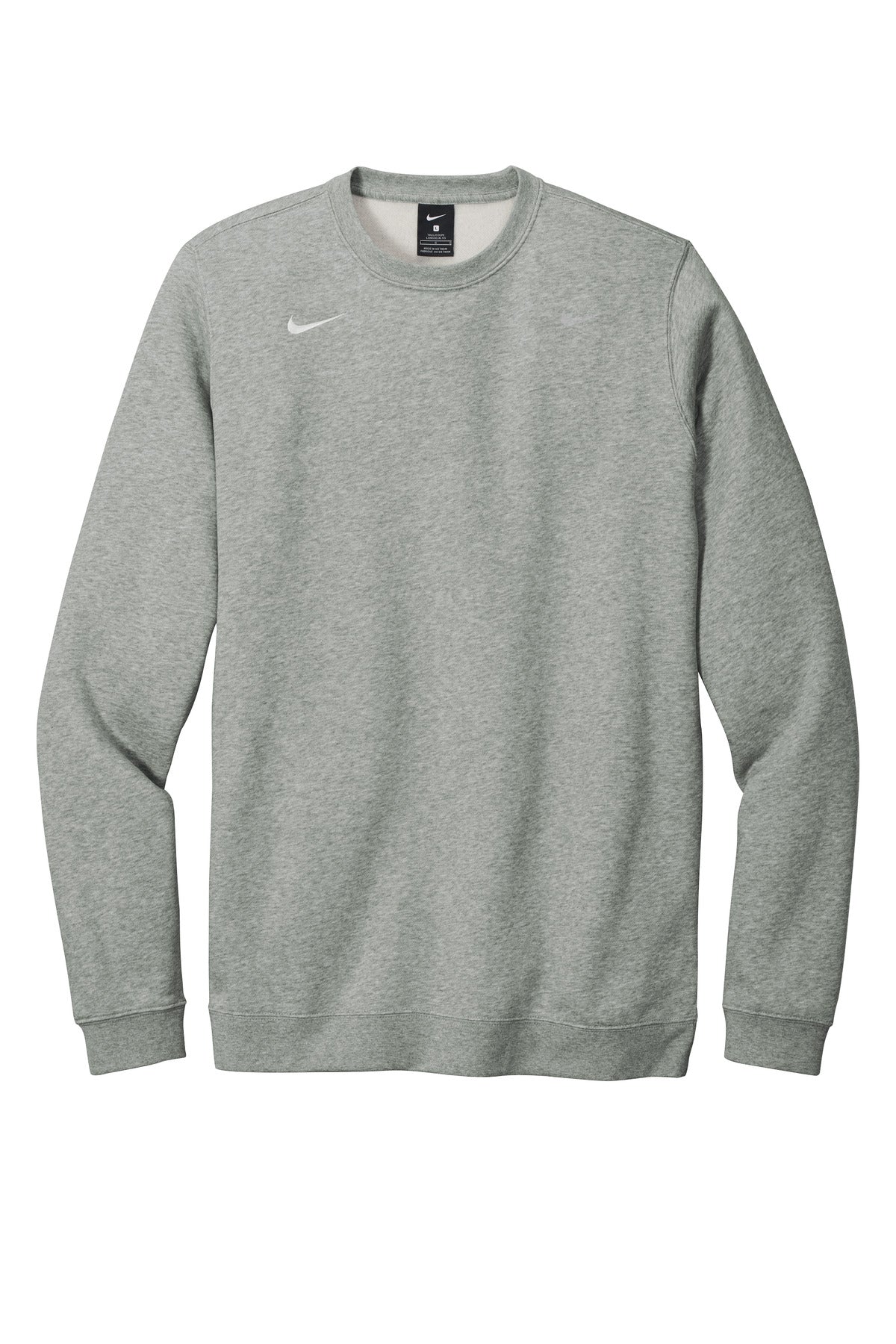 Nike Club Fleece Crew CJ1614 Dark Grey Heather
