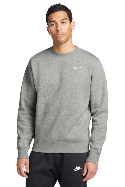 Nike Club Fleece Crew CJ1614 Dark Grey Heather